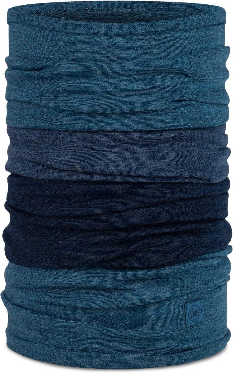 Buff Merino Move Denim Nekwarmer