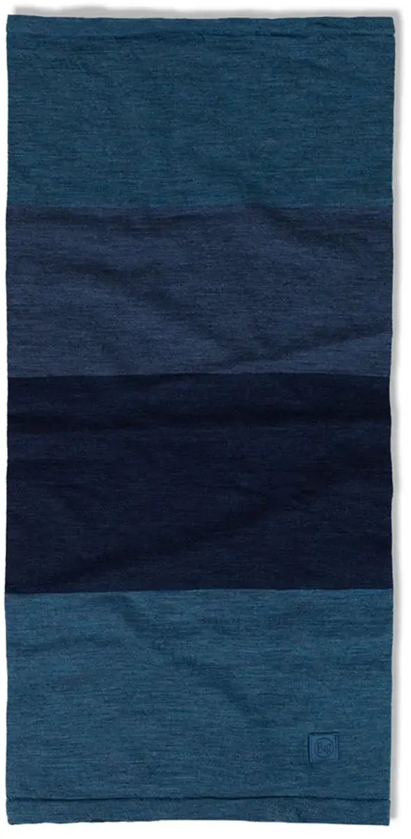 Buff Merino Move Denim Nekwarmer - Blauw