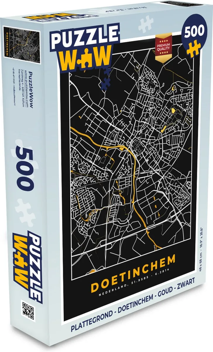 PuzzleWow Doetinchem Legpuzzel 500 Stuks