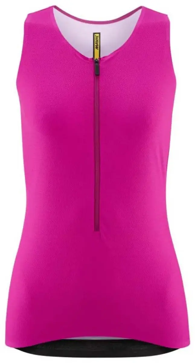 Mavic Aksium Tank Mouwloos Fietstrui Roze M Vrouw