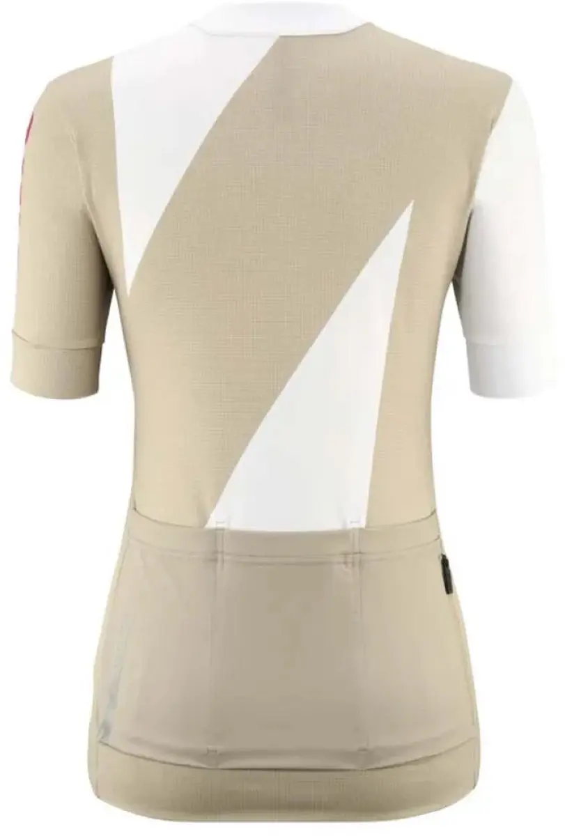 Mavic Aksium Graphic Wielertrui - S - Beige/Wit