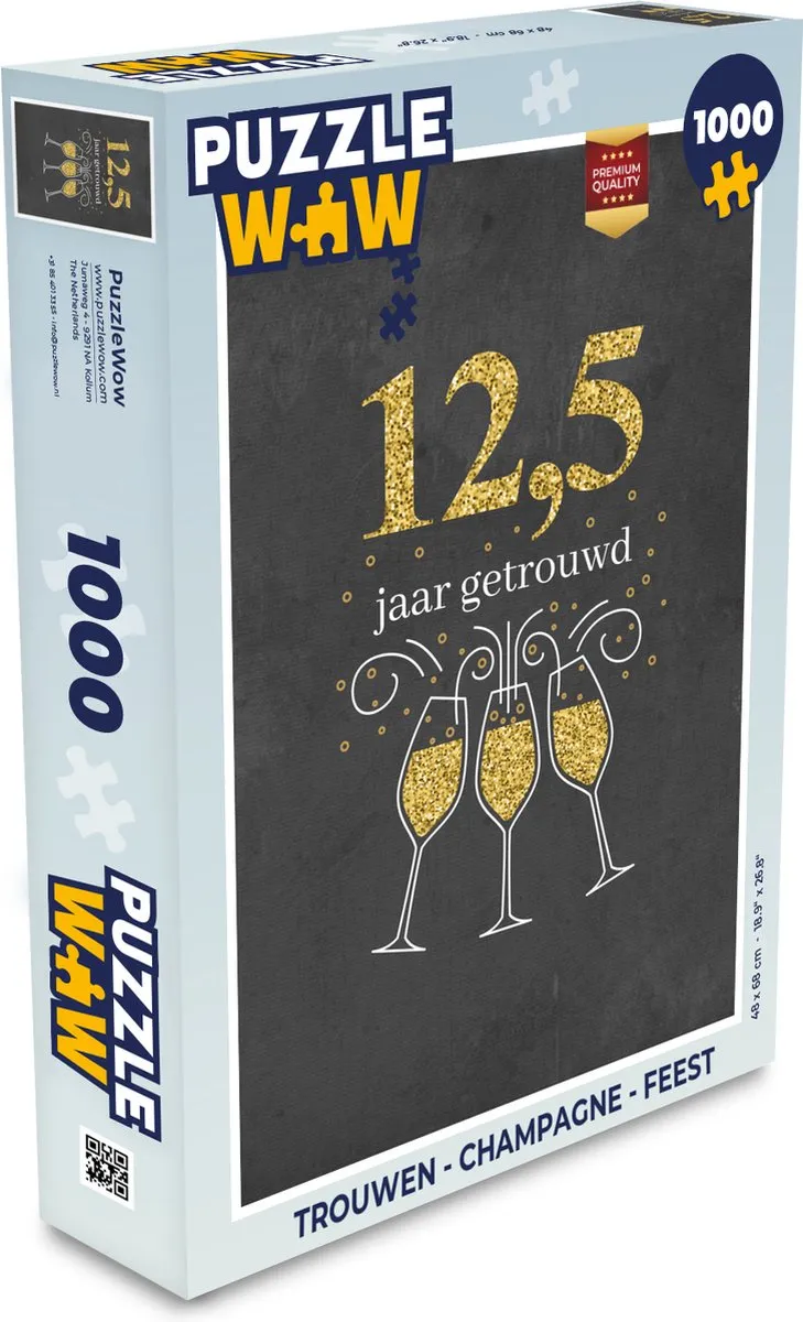 PuzzleWow Legpuzzel 1000 Stuks
