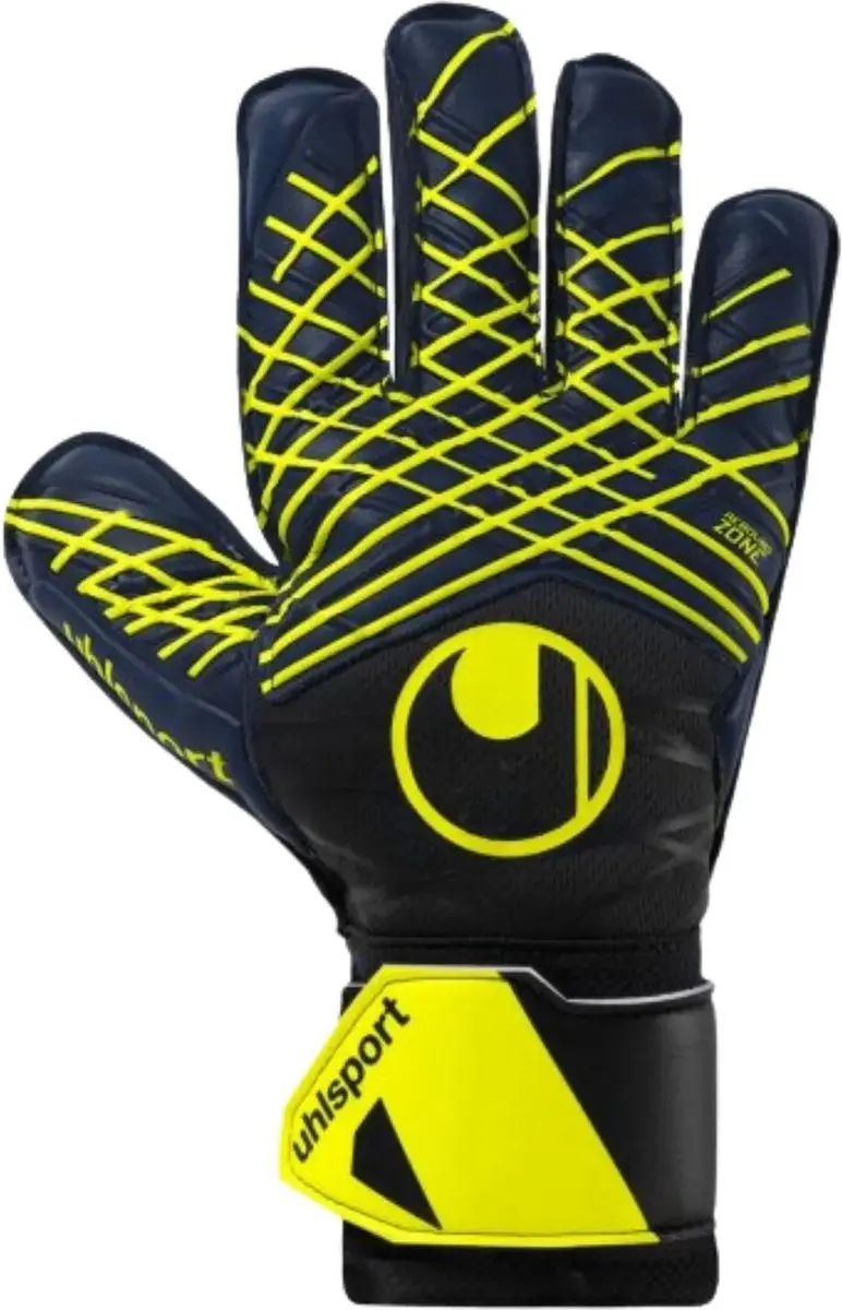 Uhlsport Prediction Soft Pro Keepershandschoenen 7.5 - Donkerblauw - afbeelding 6 van 6