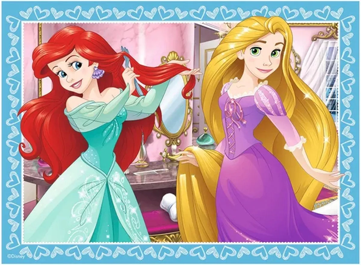 Ravensburger Disney Princess Puzzels - 4 Stuks 12-24 Stukjes Multicolor