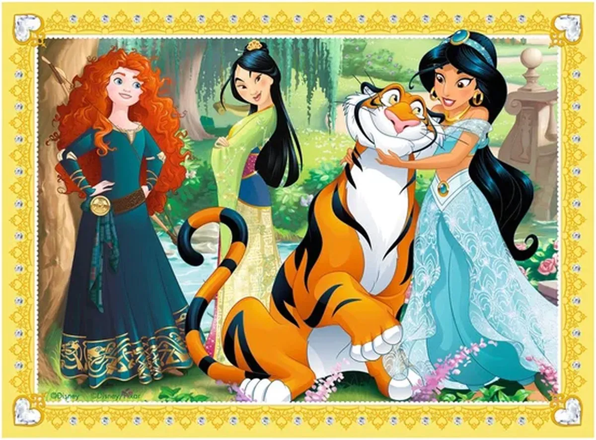 Ravensburger Disney Princess Puzzels - 4 Stuks 12-24 Stukjes Multicolor