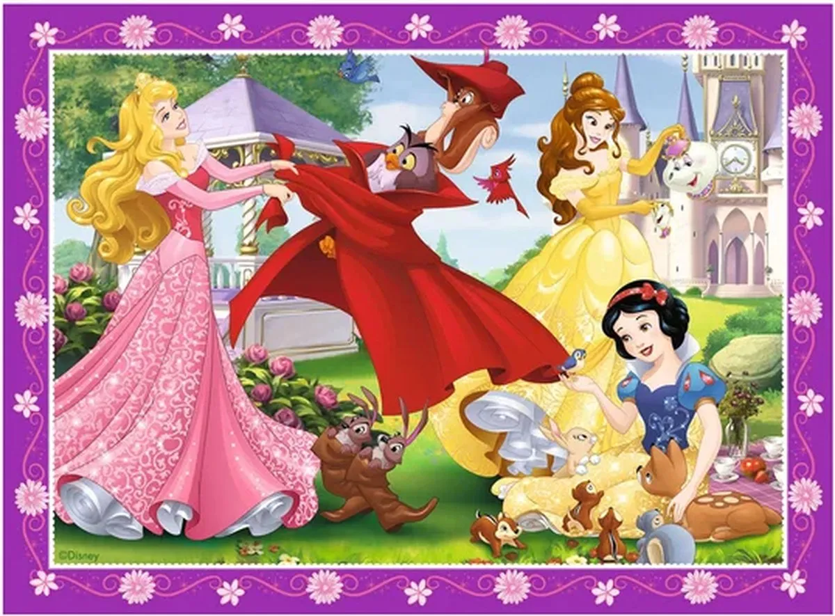 Ravensburger Disney Princess Puzzels - 4 Stuks 12-24 Stukjes Multicolor