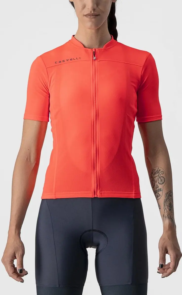 Castelli Anima 3 Jersey Dames - M - Roze/Blauw - afbeelding 2 van 3
