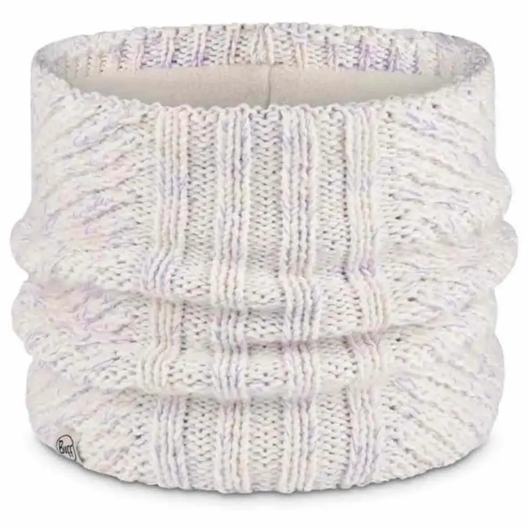 Buff ® Knitted & Full Fleece Nekwarmer Wit