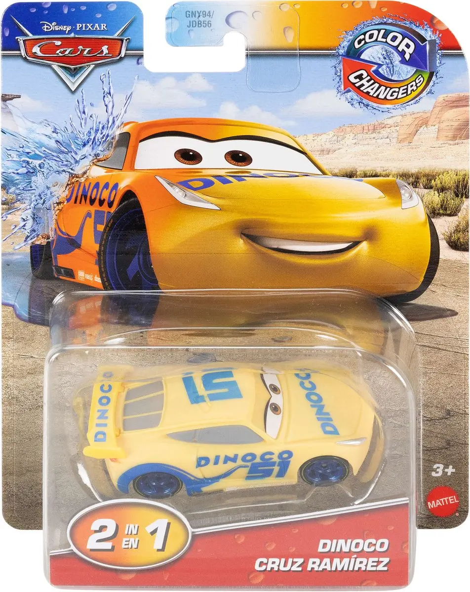 Disney Pixar Cars Disney and Pixar Cars Color Changers Dinoco Cruz Ramirez