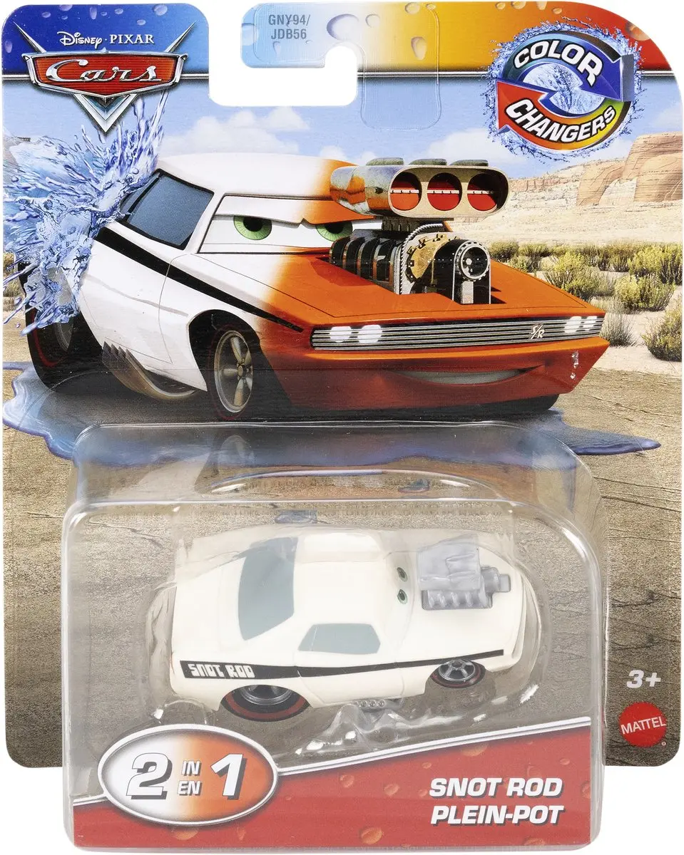 Mattel Disney Pixar Cars Color Changers Snot Rod Tuner - Meerkleurig - afbeelding 6 van 6