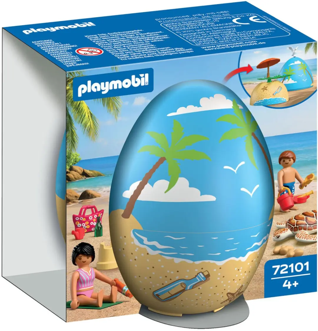 Playmobil Speel-ei Strandvakantie 72101
