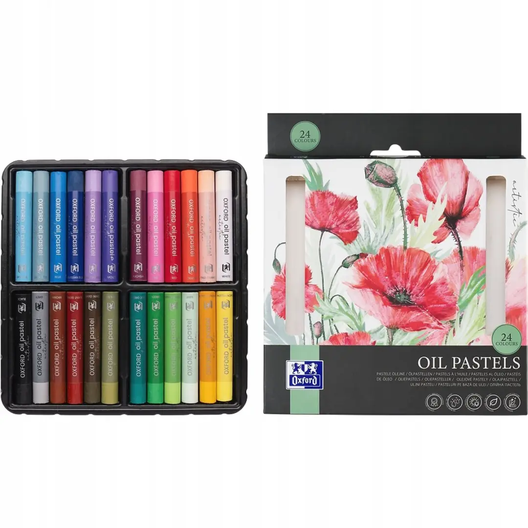Oxford Artistieke Oliepastels 24 Stuks - Multicolor - afbeelding 4 van 5