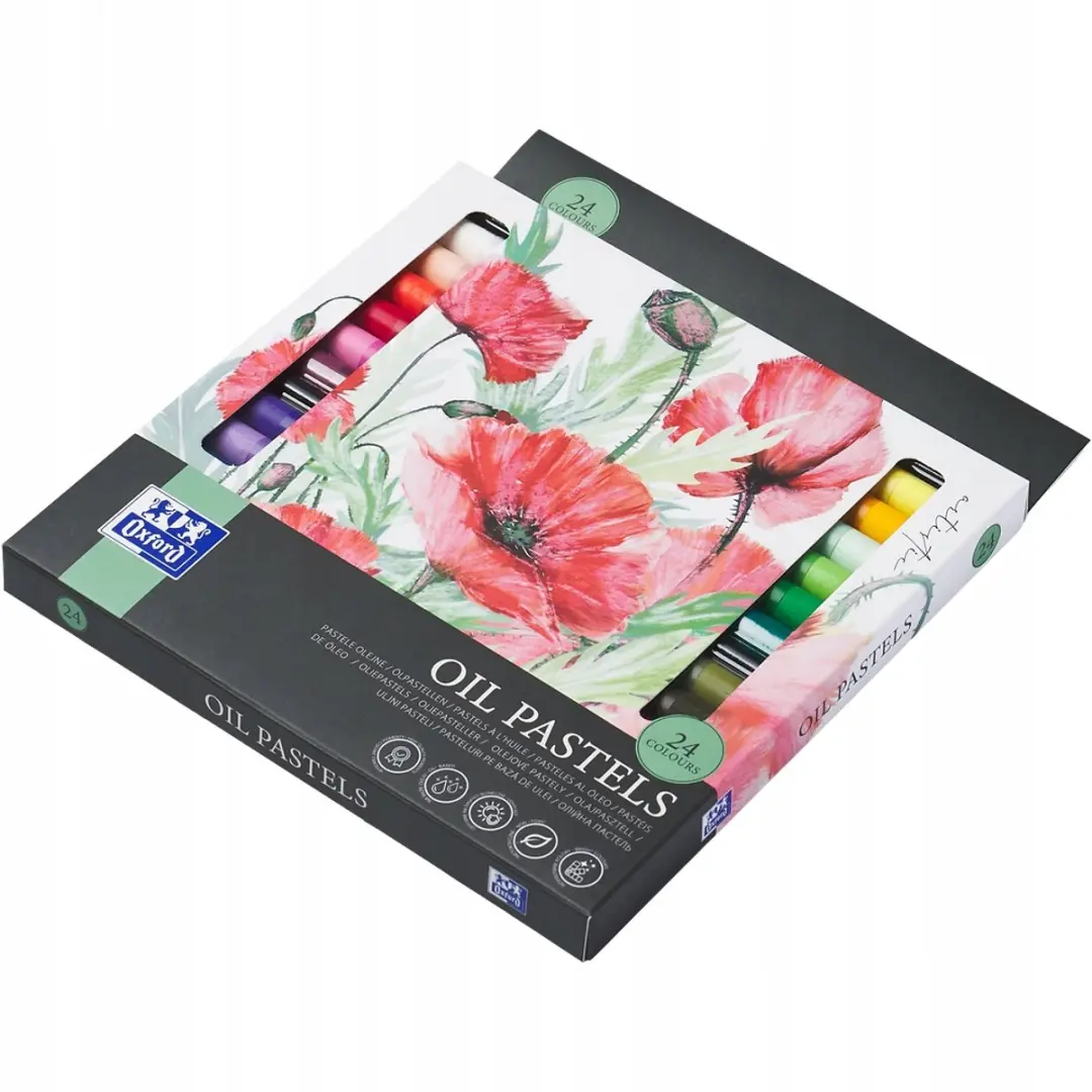 Oxford Artistieke Oliepastels 24 Stuks - Multicolor - afbeelding 5 van 5