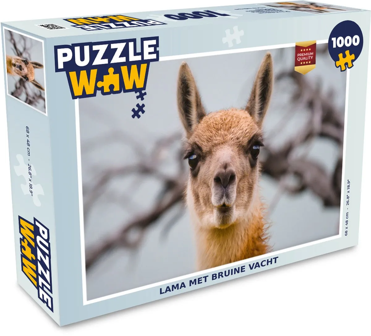 PuzzleWow Lama Boom Legpuzzel 1000 Stuks