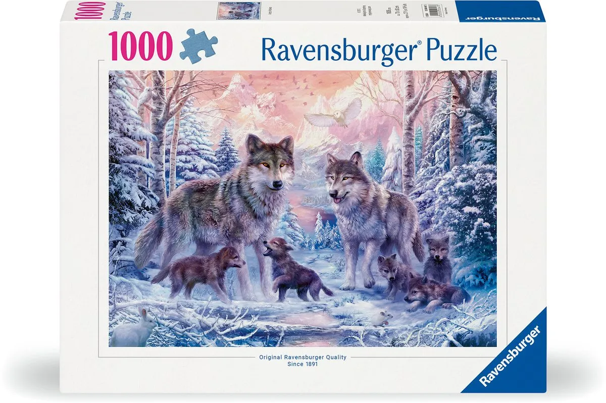 Ravensburger Arctische Wolven Legpuzzel 1000 Stuks