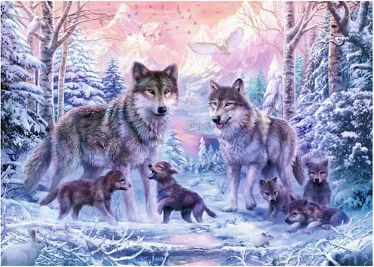 Ravensburger Arctische Wolven Legpuzzel 1000 Stuks