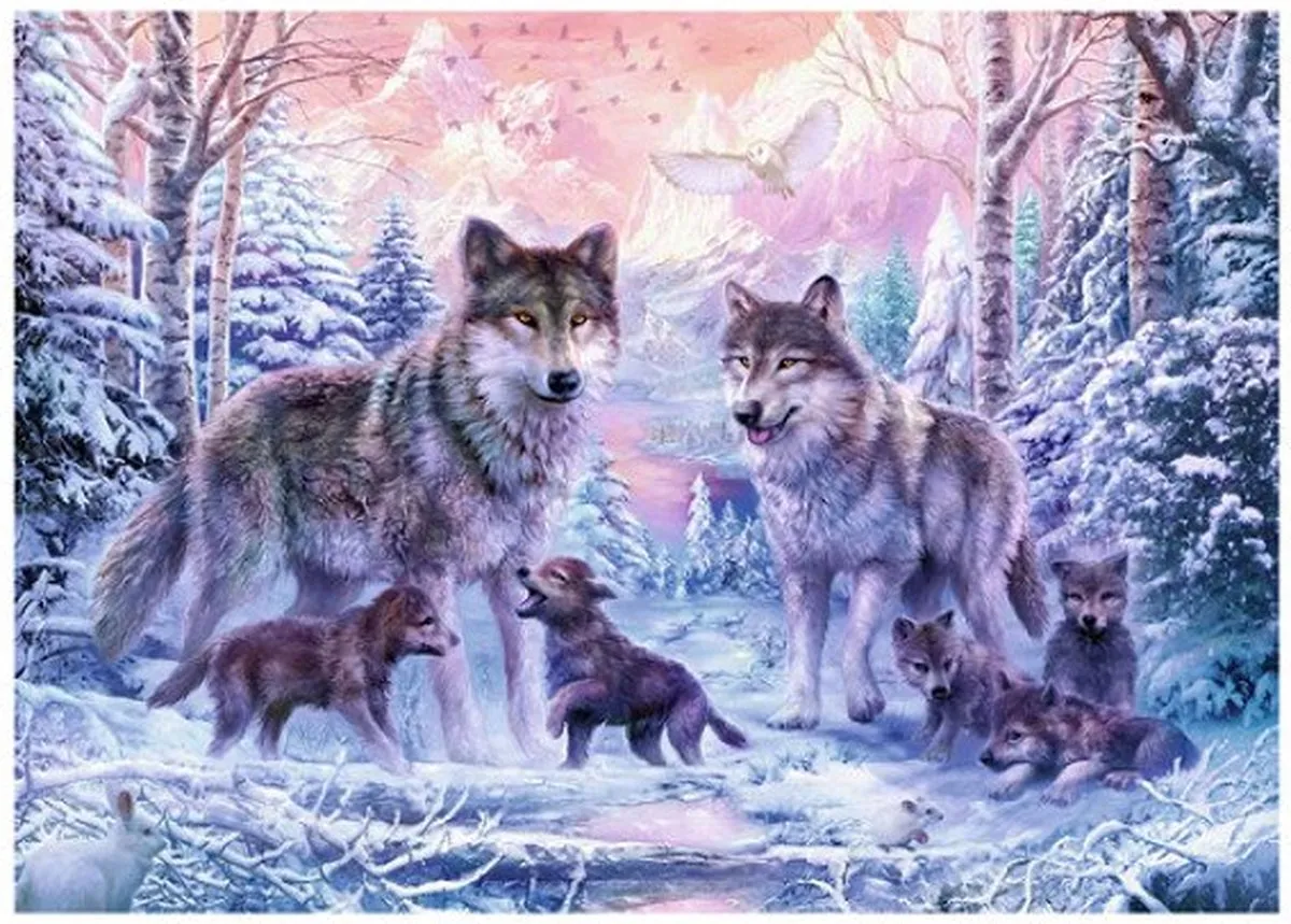 Ravensburger Arctische Wolven Legpuzzel 1000 Stuks