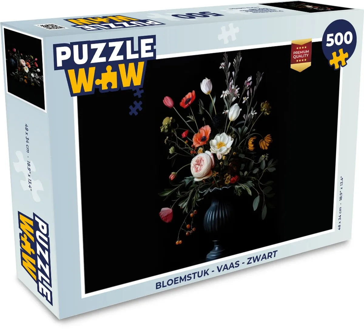 PuzzleWow Bloemstuk Puzzel 500 Stuks