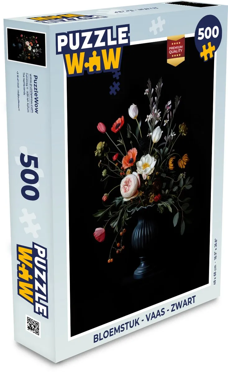 PuzzleWow Bloemstuk Puzzel 500 Stuks - MPN 8721179511976