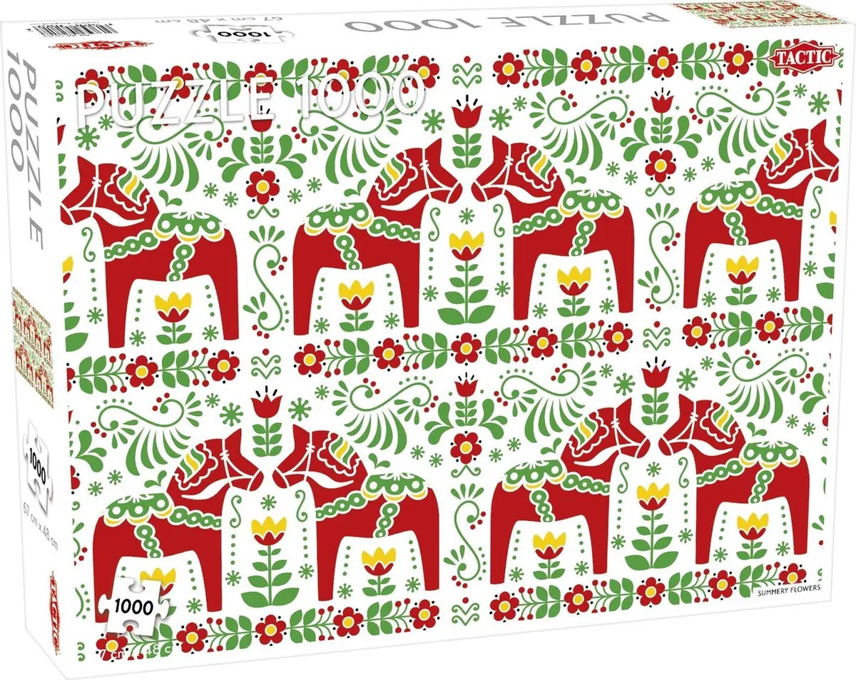 Tactic Folk Art Pattern Puzzel 1000 Stuks