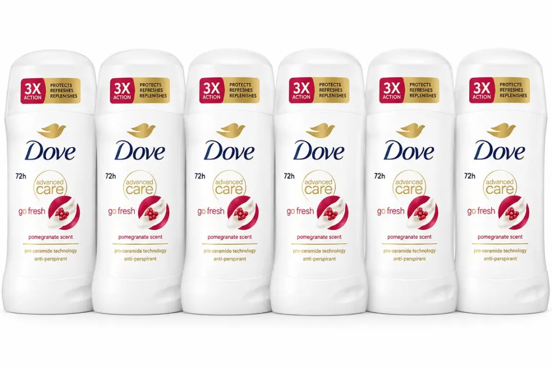 6x50ml Dove Advanced Care Go Fresh Pomegranate Anti-Transpirant Deodorant Stick