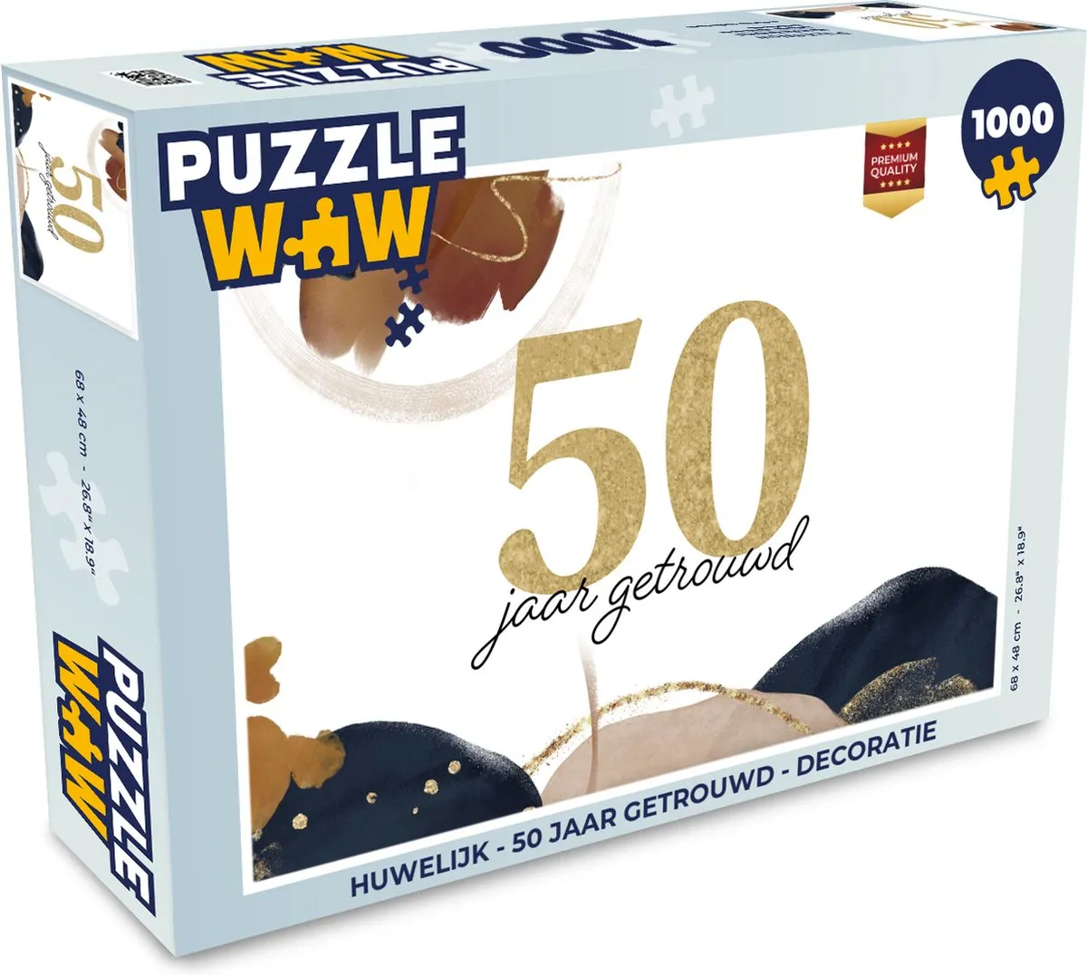 PuzzleWow Huwelijk 1000-delige Legpuzzel