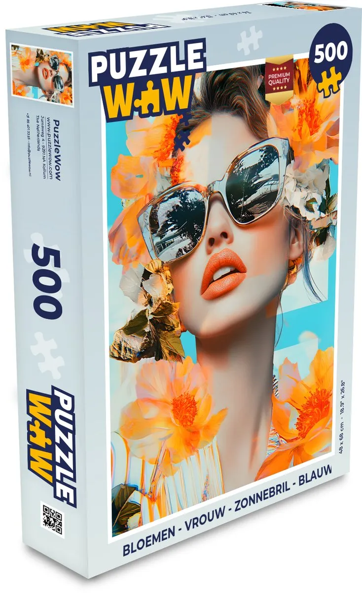 PuzzleWow Bloemen Legpuzzel 500 Stuks