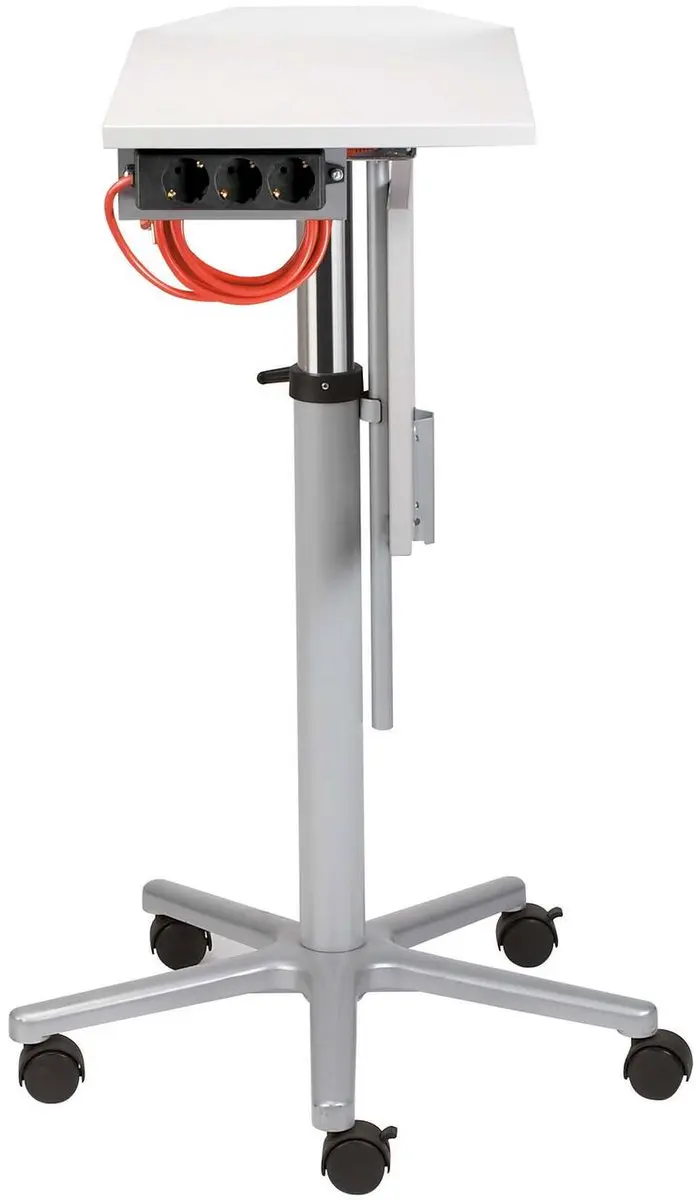 MAULpro Beamertafel met wielen - 61x68x120cm - Grijs - 30kg