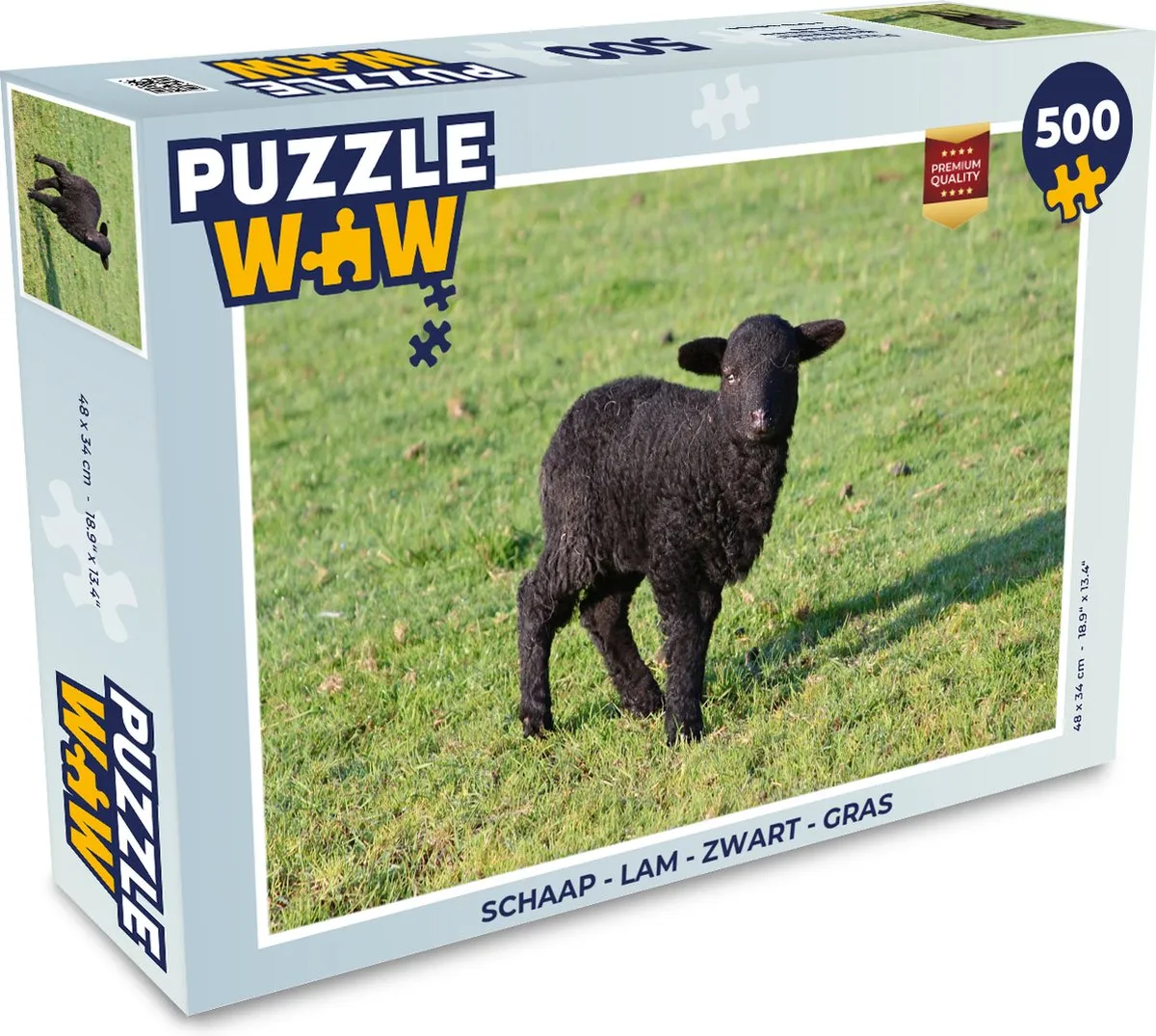 PuzzleWow Schaap Lam Legpuzzel 500 Stuks