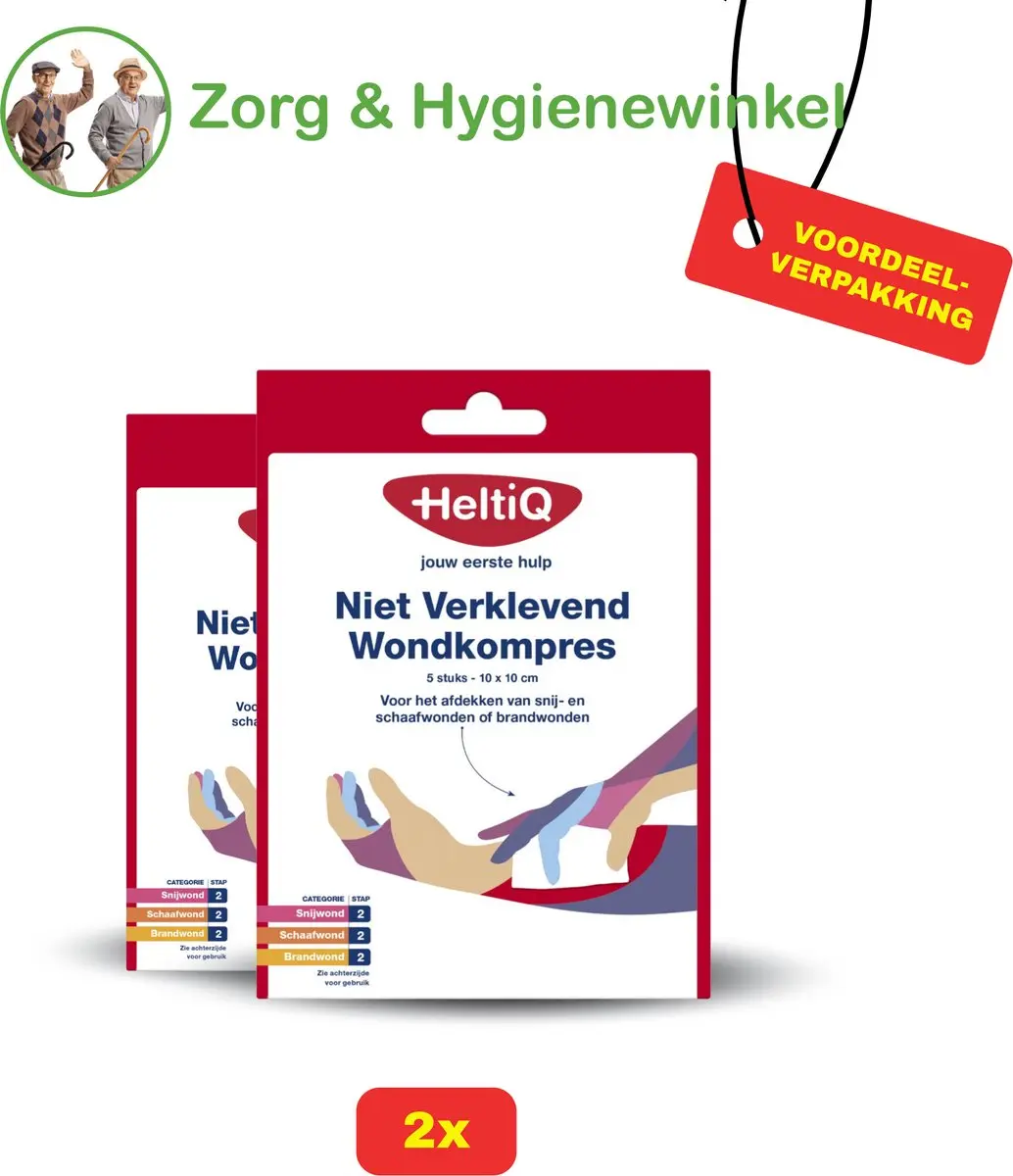Heltiq Niet Klevend Wondkompres
