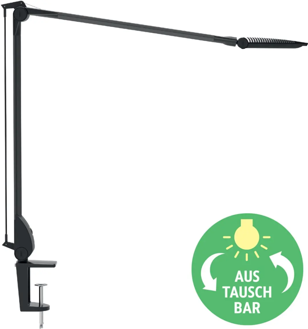 MAUL optimus Bureaulamp LED 5W - Antraciet - Dimbaar - afbeelding 5 van 5