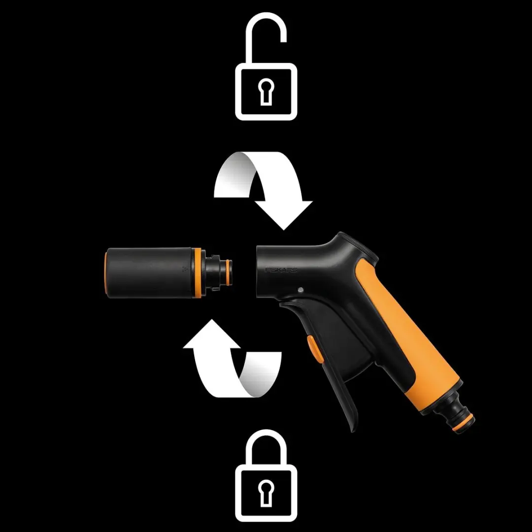 Fiskars Waterspuitpistool - 2 Functies - afbeelding 3 van 5