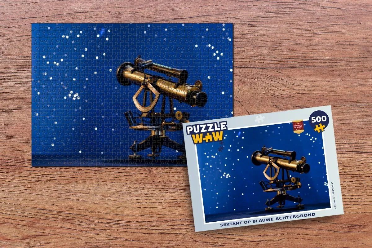 PuzzleWow Sextant Legpuzzel 500 Stuks - Multicolor