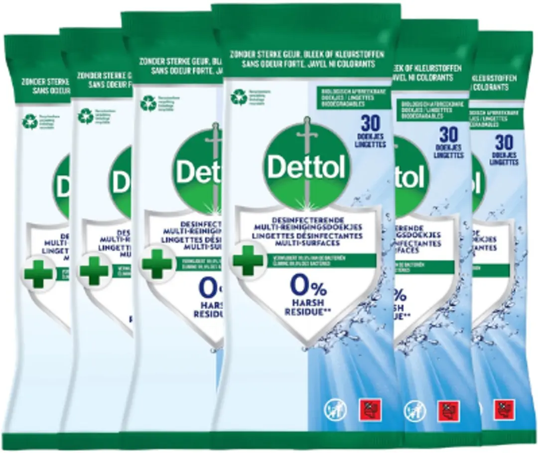 Dettol Desinfecterende Reinigingsdoekjes