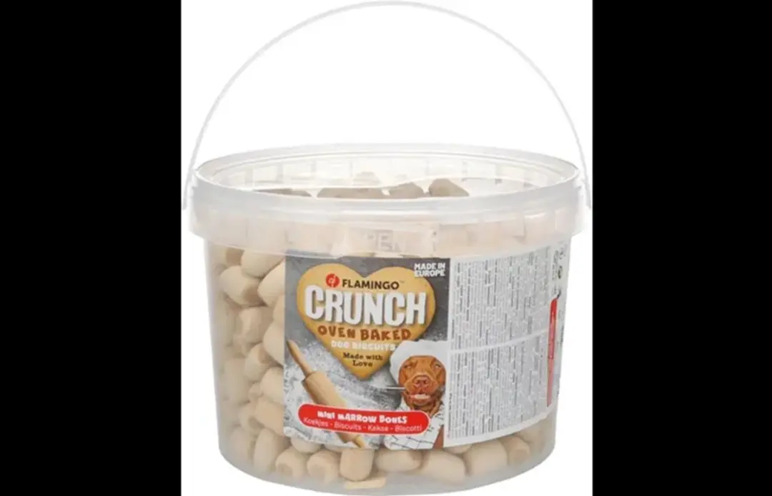 Dog biscuits Crunch merk flamingo emmer