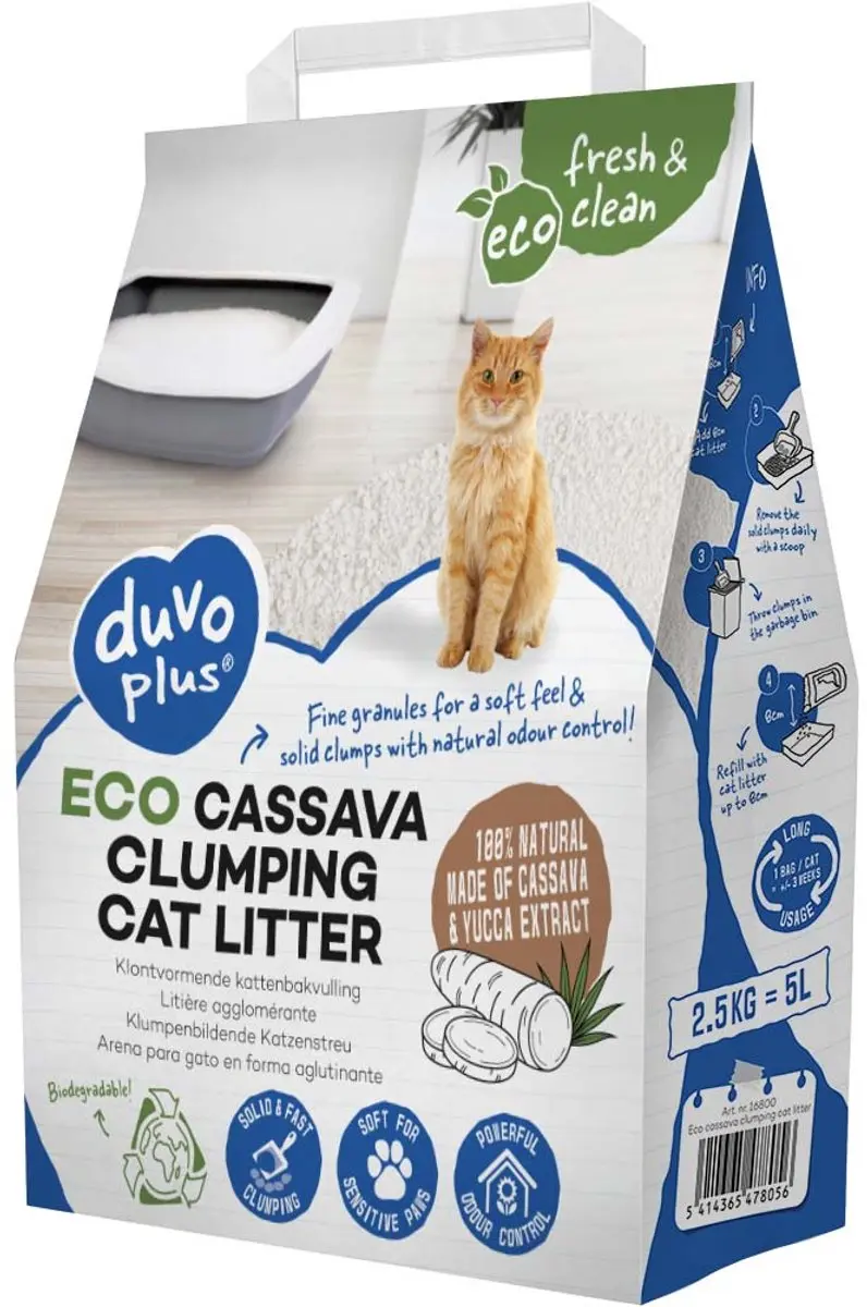 ECO cassave klontvormende kattenbakvulling