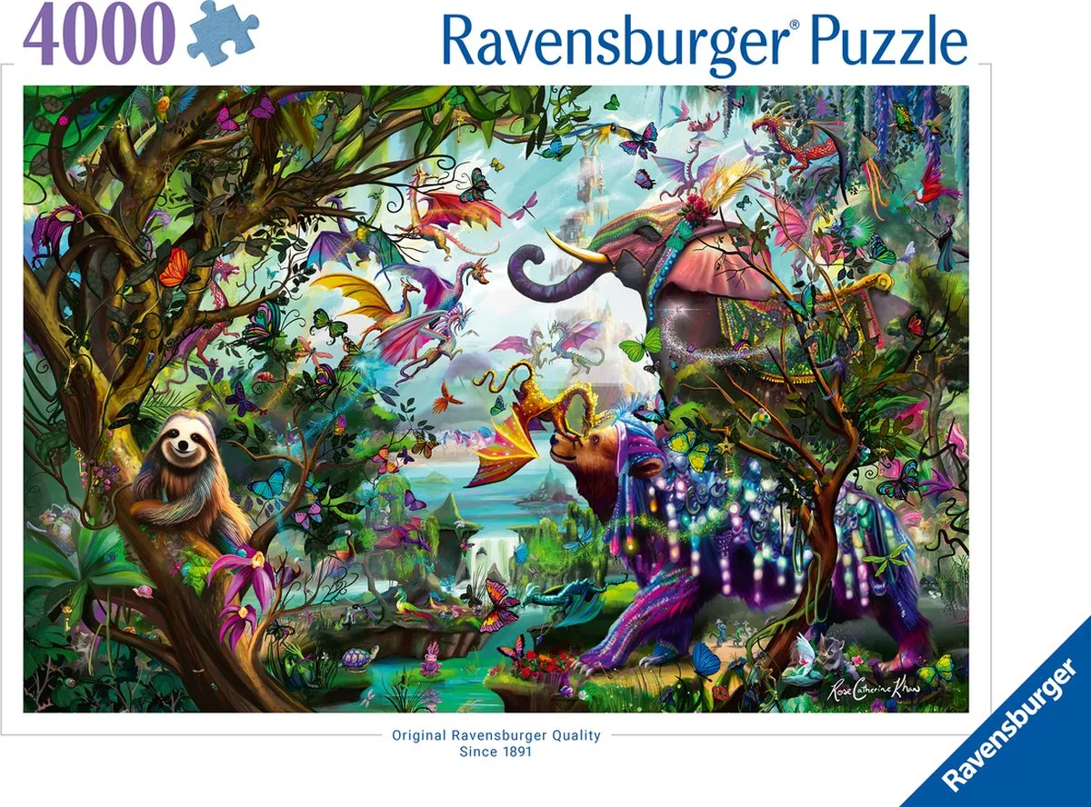 Ravensburger De Draken van de Tropen Legpuzzel 4000 Stuks