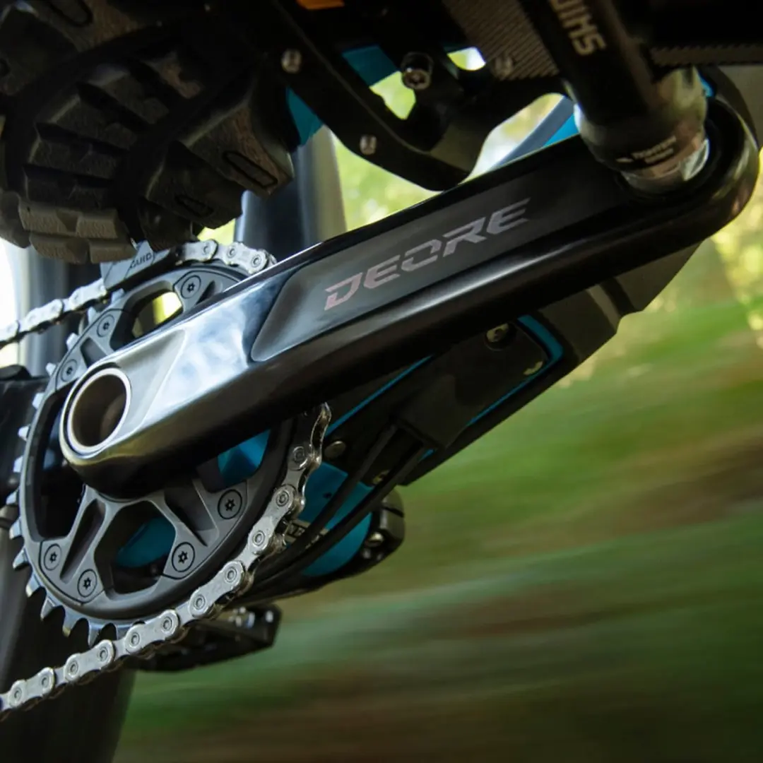 Shimano Deore M6100 Crankstel 30T - 175mm - Zwart - afbeelding 4 van 6