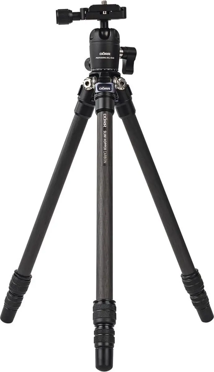 Dörr Slim Hopper Carbon Reisstatief - Zwart