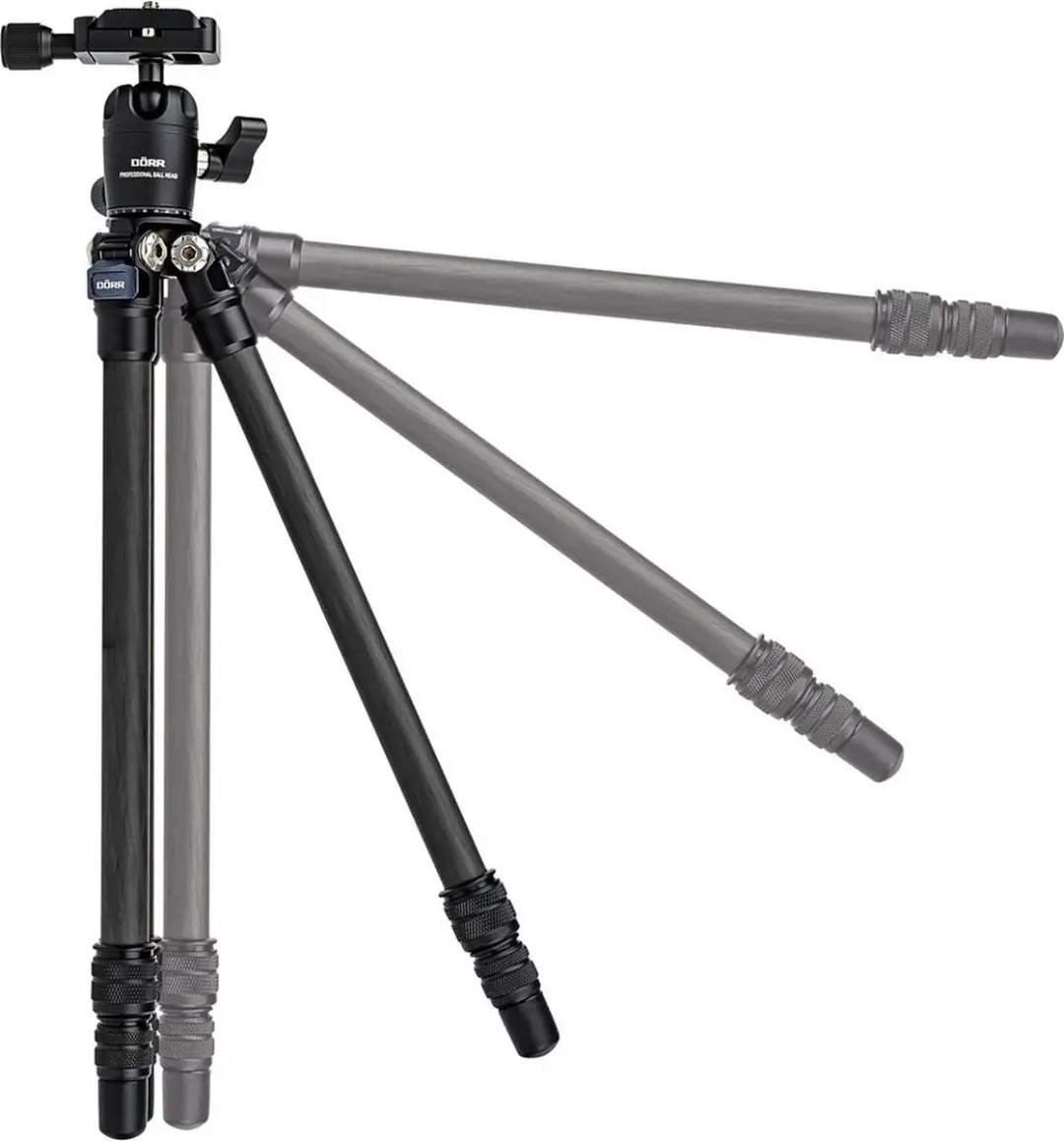 Dörr Slim Hopper Carbon Reisstatief - Zwart