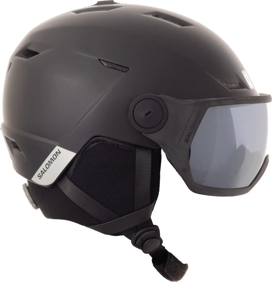 Salomon Pioneer Lt Visor Skihelm Unisex Matzwart Maat 59-62 Cm (l)