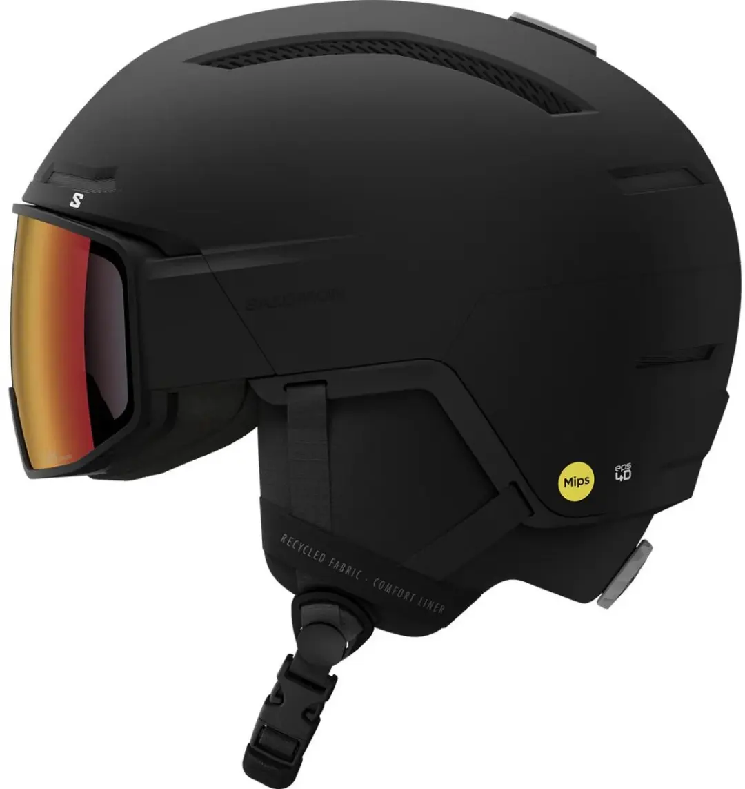 Salomon Driver Pro Sigma Photo MIPS Skihelm - L - Zwart - afbeelding 2 van 6