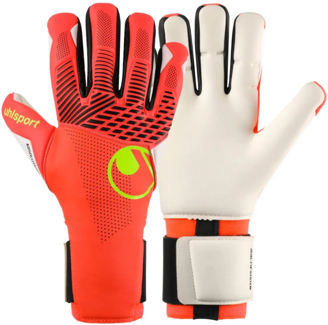 Uhlsport Fm Absolutgrip Hn Keepershandschoenen - Maat 10 - Fluorood/Wit/Fluogeel - afbeelding 4 van 6