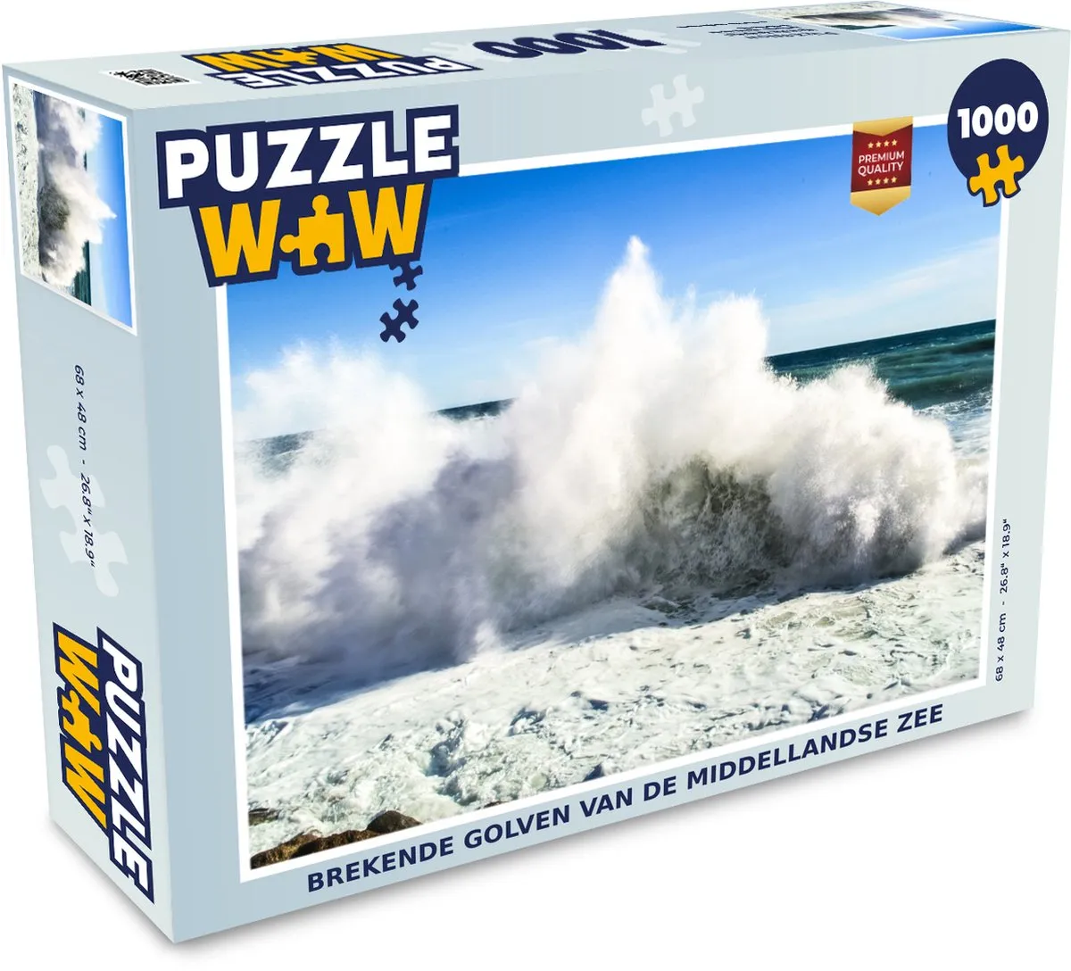 PuzzleWow Golven Legpuzzel 1000 Stuks