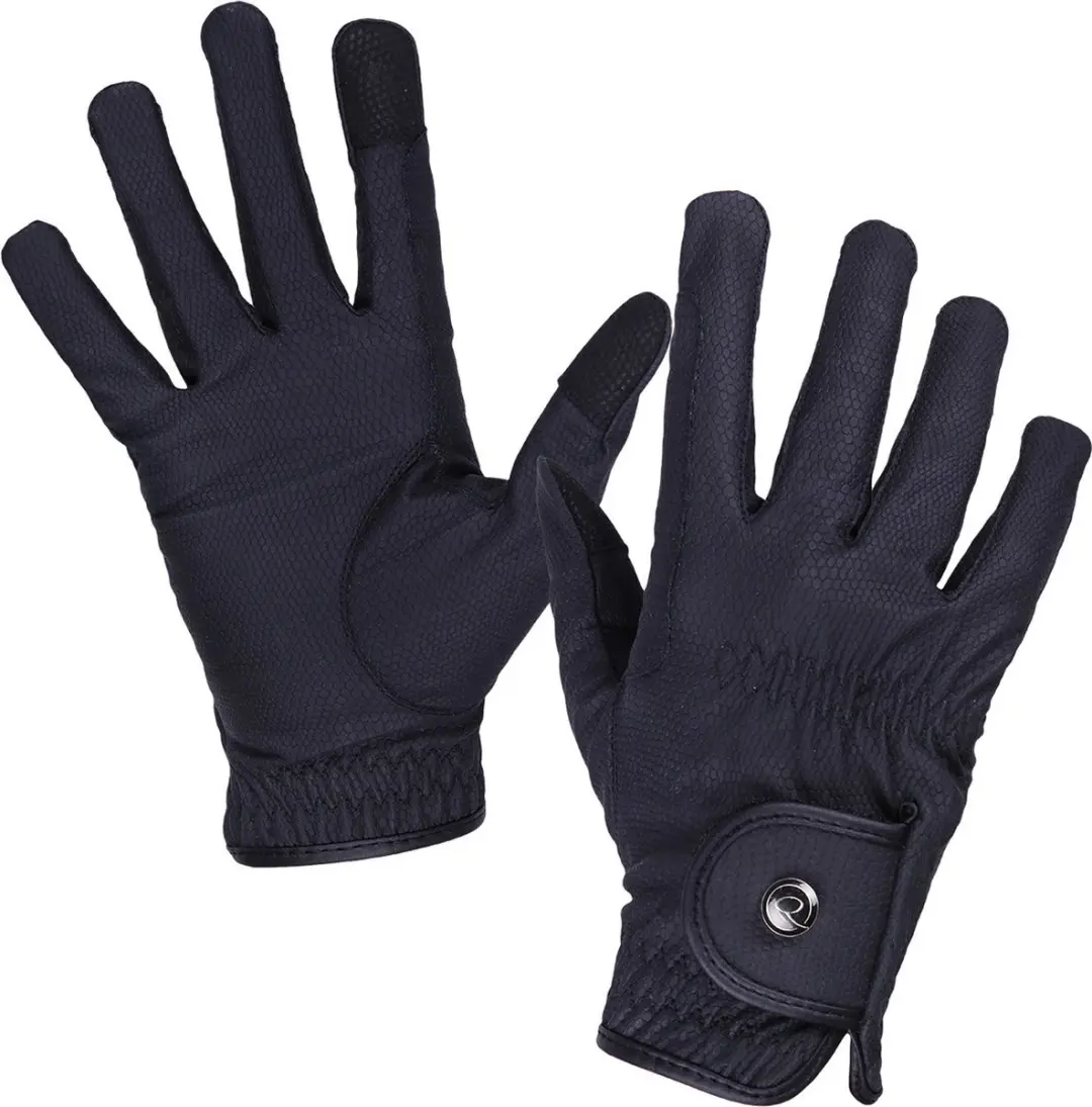 QHP Rijhandschoenen Force Winter Zwart