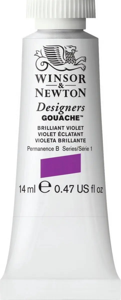 Winsor & Newton Designers Gouache Brilliant Violet 14ml