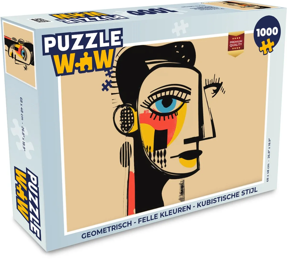 PuzzleWow Geometrisch Legpuzzel 1000 Stuks