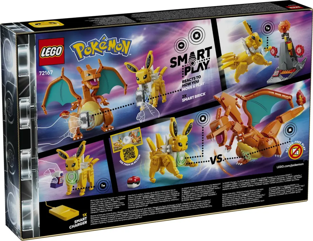 LEGO® PokémonTM SMART PlayTM: Charizard vs. Jolteon Ultieme Strijd