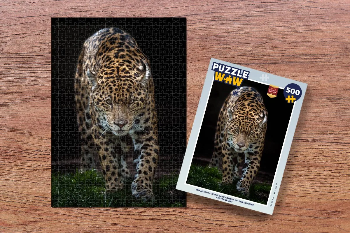 PuzzleWow Jaguar Legpuzzel 500 Stuks