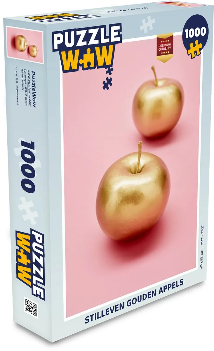 PuzzleWow Stilleven Legpuzzel 1000 Stuks - Multicolor